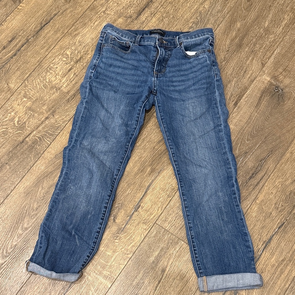 Banana Republic Dark Blue girlfriend Jeans
